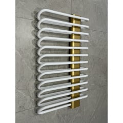 Полотенцесушитель Terma Michelle 780*500 White, панель Brass Ворожба