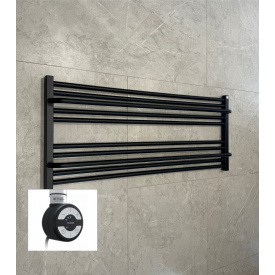 Полотенцесушитель электрический Terma LIMA 500x1200 Soft 9005, с ТЭНом MOA