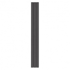 Вертикальный алюминиевый радиатор NOVA FLORIDA LEDRO S/90 1800 мм ARDESIA/SLATE GREY 3B дизайнерский 3 секции