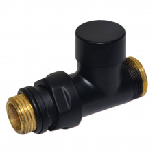 Кран отсекающий Carlo Poletti COMPACT 1/2″х24-19 прямой BLACK MATTE