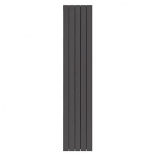 Вертикальный алюминиевый радиатор NOVA FLORIDA LEDRO S/90 2000 мм ARDESIA/SLATE GREY 3B дизайнерский 5 секций