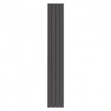 Вертикальный алюминиевый радиатор NOVA FLORIDA LEDRO S/90 1800 мм ARDESIA/SLATE GREY 3B дизайнерский 4 секции