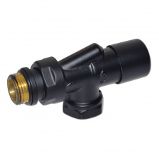 Кран отсекающий Carlo Poletti FIRST REVERSA 1/2″ реверсивный BLACK MATTE