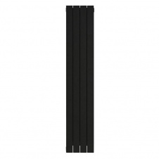 Вертикальный алюминиевый радиатор NOVA FLORIDA LEDRO S/90 1600 мм Black Coffee дизайнерский 4 секции