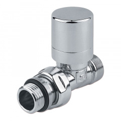 Кран-термостат Carlo Poletti FIRST THERMO 1/2″х24-19 прямой хром Васильків