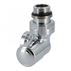 Кран отсекающий Сarlo Poletti FIRST CORNER трехосевой 1/2″ DX правый хром Київ