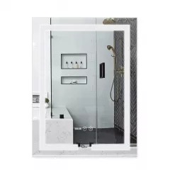 Зеркало Qtap Mideya 500х800 DC-F936 с LED-подсветкой и антизапотеванием QT2078F936W Винница