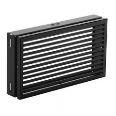 Вентиляционная решетка Darco KRVIN, 430x145 мм, черная Херсон