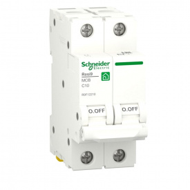 Автоматический выключатель Schneider Electric 10A C 2P 6kA Resi9 (R9F12210)