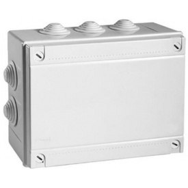 Коробка ответвительная с кабельными вводами, IP55, 300х220х120мм