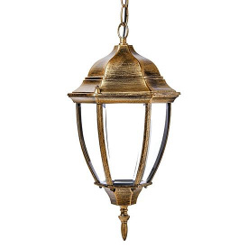 Світильник садово-парковий PALACE A009 чорний-золото Delux