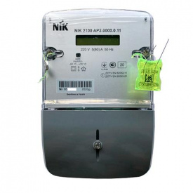 Лічильник NIK 2100 АР2 0000.0.11.220В 1-а фазний 1-но тарифний