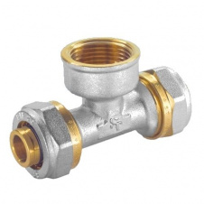 Тройник с внутренней резьбой с проточкой Santan 20х1/2"х20