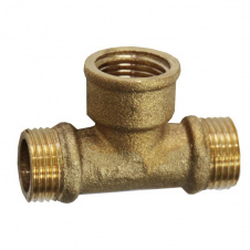 Трійник Aquavita 1/2" посилений нвн латунь