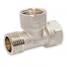 Тройник SF 1/2" ввн переходной никелированный