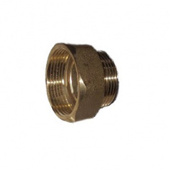 Перехідник WIANGI 1 1/2"х1" вн посилений, латунь Киев