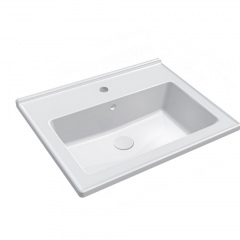 Раковина на столешницу Bien Neptun 80 см (Nplk08001Fd1W 5000) белая Балаклея
