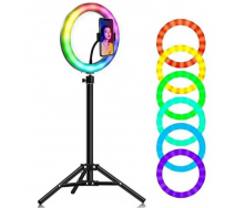 Світлодіодне селфі-кільце з RGB підсвічуванням OPT-TOP Soft Ring Light MJ300 (1756374695)