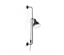 Настінний спот Ideal Lux Shower AP1 Nero (id179643)