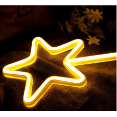 Нічник неоновий лампа Christmas Star Зірка Луцьк