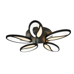 Стельова LED люстра Sunlight чорний 1517-530 Доманёвка