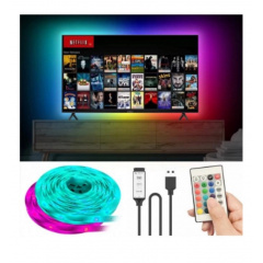 Світлодіодна стрічка з пультом RGB USB 7572 2 м Чорноморськ