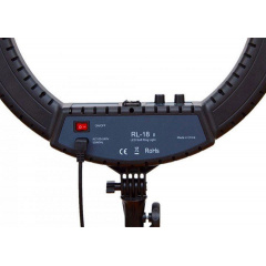 Професійне селфі-кільце LED лампа OPT-TOP RL-18 II 55W USB WiFi Bluetooth 45см із дзеркалом та пультом (1892278394) Куйбишеве