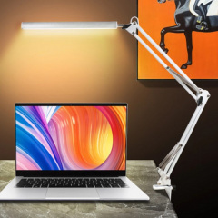 Настільна Led лампа на струбціні NC LED Forlock біла 10 Вт Луцк