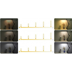 Настільна Led лампа на струбціні NC LED Forlock чорна 10 Вт Братское