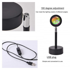 LED лампа для селфі (23см), з ефектом сонця XPRO SUN QS822 (RGB_1741) Киев