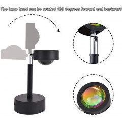 LED лампа для селфі (23см), з ефектом сонця XPRO SUN QS822 (RGB_1741) Киев