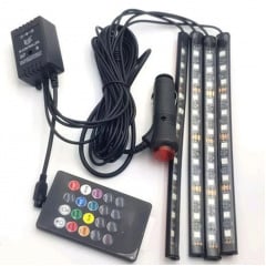 Універсальне кольорове автомобільне RGB led підсвічування з мікрофоном OPT-TOP HR-01678 вологозахисне (1756374648) Чернівці