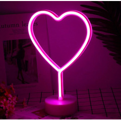 Нічник неоновий лампа Серце pink heart SWF Бровари