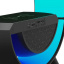 Настільна смарт лампа нічник BT2301 RGB Gsmart Light з бездротовою зарядкою чорний (2055704995) Умань