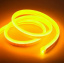 Силіконова стрічка NEON 5 метрів 12V-220V LED 0764 Yellow Гуляйполе