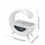 Настільна смарт лампа-нічник Light-Wireless Happy Light з колонкою бездротовою зарядкою та годинником (BT-3401) Володарськ-Волинський