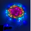 Світлодіодна стрічка LED 3528 RGB комплект 5 метрів, різнокольорова + пульт ДУ HMD 136-13128160 Нова Прага