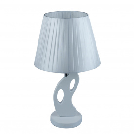 Настільна лампа світильник декоративний з абажуром Sunlight білий MT 6338