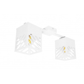 Люстра лофт MSK Electric Urban на два плафони біла NL 2410-2 WH