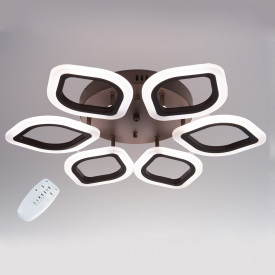 Стельова LED люстра світлодіодний світильник Sunlight коричневий LI8838/6B