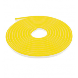 Силіконова стрічка NEON 5 метрів 12V-220V LED 0764 Yellow