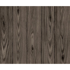 Шпалери на паперовій основі вологостійкі Шарм 174-20 Вуд темно-сірі (0,53х10м.)