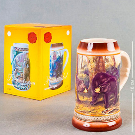 Кружка пивная Медведь Бюргерская 720 мл Lefard AL31703