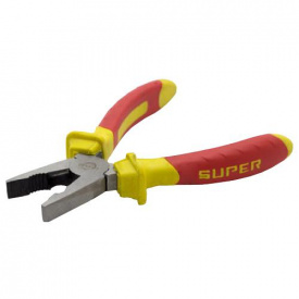 Плоскогубці 160 мм LTL20001 червоно-жовті Lemanso