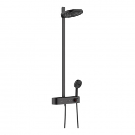 Душова система Hansgrohe Pulsify S Showerpipe 260 2jet 400 EcoSmart, Matt Black (24241670)