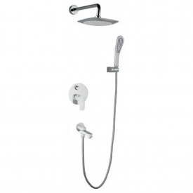 Душова cистема Gappo G7148-8, 3 функції, білий/хром