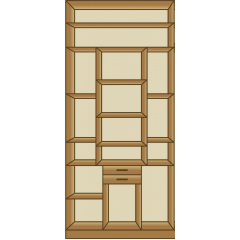 Передпокій Карина (Шафа 1,0м) МАКСІ МЕБЛІ Дуб молочний (10924) Київ