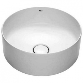 Раковина накладна Roca Inspira Round 370x370x140 білий з декоративною кришкою