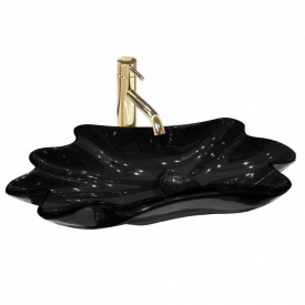 Раковина накладна Rea Infinity черный (REA-U3401)