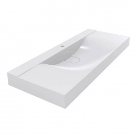 Умивальник Miraggio Fly 1200, miramarble, білий глянцевий